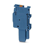 Phoenix Contact 5/1-M BU, PP-H 2 Series Blue Combi Plug, 4mm², Push In Termination