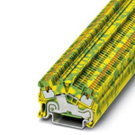 Phoenix Contact PTS 1.5/S-PE Series Earth Terminal Block, 0.14 → 1.5mm², Push In Termination, ATEX, IECEx