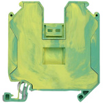 Siemens 8WH1000 Series Green/Yellow DIN Rail Terminal Block, 10mm², Screw Termination