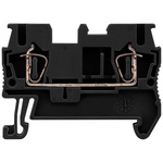 Siemens 8WH2000 Series Black DIN Rail Terminal Block, 2.5mm², Spring Termination