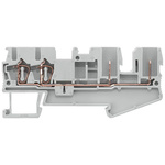 Siemens 8WH5104 Series Grey DIN Rail Terminal Block, 2.5mm², Spring Termination