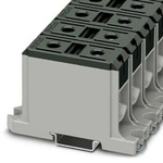 Phoenix Contact UBAL Series Black DIN Rail Terminal Block, 95mm², Single-Level, Screw Termination