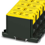 Phoenix Contact UBAL Series Yellow DIN Rail Terminal Block, 95mm², Single-Level, Screw Termination