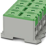 Phoenix Contact UBAL Series Green DIN Rail Terminal Block, 240mm², Single-Level, Screw Termination