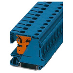 Siemens 8WH1201 Series Blue DIN Rail Terminal Block, Triple-Level, Screw Termination