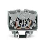 Wago 264 Series Orange Feed Through Terminal Block, 2.5mm², Single-Level, Cage Clamp Termination