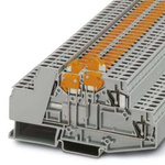 Phoenix Contact 5, ZDMTK 2 Series Grey Disconnect Terminal Block, 1.5mm², 2-Level, Spring Termination