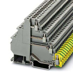 Phoenix Contact 5-PE, DLK 2 Series Grey Terminal Block, 2.5mm², 4-Level, Screw Termination