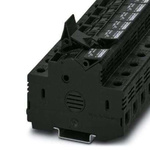Phoenix Contact 3-HESI N, UK 10 Series Black Fuse Terminal Block, 16mm², 1-Level, Screw Termination