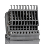 Phoenix Contact 8-0, 8), VBSTB 4-FS (6-2 Series Grey Feed Through Terminal Block, 2.5mm², 1-Level, Screw Termination