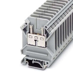 Phoenix Contact UHSK/S 2000 Series Grey Feed Through Terminal Block, 0.5 → 10mm², 1-Level, Screw Termination