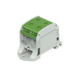 Entrelec 1SNF Series Green, Grey Terminal Block, 4-Level, Cable Termination