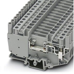Phoenix Contact URTKD/SP Series Grey Feed Through Terminal Block, 6mm², 1-Level