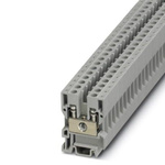 Phoenix Contact MXK 4 Series Grey Feed Through Terminal Block, 4mm², 1-Level, ATEX, IECEx