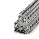 Phoenix Contact UKK 5-DIO/UL-UR Series Grey Component Terminal Block, 4mm², 2-Level, Screw Termination