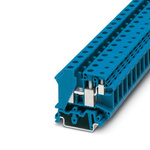 Phoenix Contact UK 10-PLUS BU Series Blue Feed Through Terminal Block, 10mm², 1-Level, Screw Termination