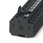 Phoenix Contact UK 10.3 HESILED 1000V Series Black Modular Terminal Block, 16mm², 1-Level, Screw Termination