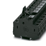 Phoenix Contact UK 10.3-CC HESILED N600 3POL Series Black Modular Terminal Block, 25mm², 1-Level, Screw Termination