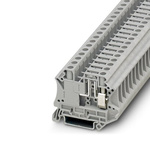 Phoenix Contact UT 6-TG P/P Series Grey Disconnect Terminal Block, 2.5mm², 1-Level, Screw Termination