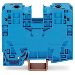 Wago 285 Series Blue Feed-Through Terminal, 35mm², Single-Level, Power Cage Clamp Termination, ATEX