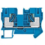 Siemens 8WH Series Blue Din Rail Terminal, 10mm², 1-Level, Plug-In Termination, CSA