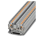 Siemens 8WH Series Grey Din Rail Terminal, 4mm², 1-Level, Plug-In Termination, CSA