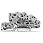 Wago TOPJOB S Series Grey Multi Level Terminal Block, 2.5mm², 3-Level, Push-In Cage Clamp Termination