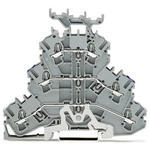 Wago TOPJOB S Series Grey Multi Level Terminal Block, 2.5mm², 3-Level, Push In Termination, ATEX, CSA, IECEx