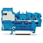 Wago TOPJOB S Series Blue Disconnect Terminal Block, 2.5mm², 1-Level, Push In Termination