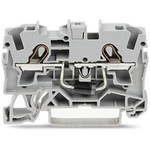 Wago TOPJOB S Series Grey Component Terminal Block, 4mm², 1-Level, Push In Termination