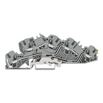 Wago TOPJOB S Series Grey Multi Level Terminal Block, 4mm², 3-Level, Push In Termination