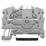 Wago TOPJOB S Series Black DIN Rail Terminal Block, 1mm², 1-Level, Push-In Cage Clamp Termination, ATEX, EAC Ex, IECEx