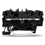 Wago TOPJOB S Series Black DIN Rail Terminal Block, 1.5mm², 1-Level, Push-In Cage Clamp Termination, ATEX, EAC Ex, IECEx