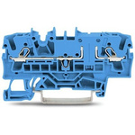 Wago TOPJOB S Series Blue DIN Rail Terminal Block, 2.5mm², 1-Level, Push In Termination, ATEX, CSA, IECEx