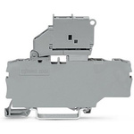 Wago TOPJOB S Series Grey Fuse Terminal Block, 2.5mm², 1-Level, Push In Termination, Fused, ATEX, CSA, IECEx