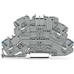 Wago TOPJOB S Series Grey Double Level Terminal Block, 2.5mm², 2-Level, Push In Termination, ATEX, CSA, IECEx