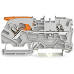 Wago TOPJOB S Series Grey DIN Rail Terminal Block, 4mm², 1-Level, Push In Termination, ATEX, CSA, IECEx