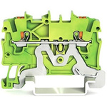 Wago TOPJOB S Series Green, Yellow Earth Terminal Block, 1.5mm², 1-Level, Push In Termination, ATEX, CSA, IECEx