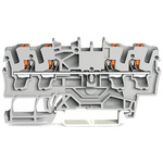 Wago TOPJOB S Series Red DIN Rail Terminal Block, 2.5mm², 1-Level, Push In Termination, ATEX, CSA, IECEx