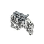 Entrelec 1SNK7084 Series Grey Modular Terminal Block, 0.5 – 6mm², 1-Level, Spring Termination, Fused