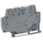 Wago 859 Series Grey Optocoupler Terminal Block, 2.5mm², Cage Clamp Termination