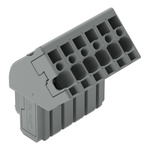 Wago 769 Series Grey Connector, 4mm², 1-Level, Cage Clamp Termination, CSA