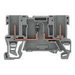 Wago 769 Series Grey Carrier Terminal Block, 4mm², Wire Termination, CSA