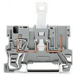 Wago 769 Series Grey Disconnect Terminal Block, 4mm², 1-Level, Cage Clamp Termination, CSA