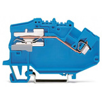 Wago 780 Series Blue Disconnect Terminal Block, 2.5mm², 1-Level, Cage Clamp Termination, CSA