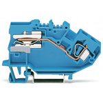 Wago 782 Series Blue Disconnect Terminal Block, 6mm², 1-Level, Cage Clamp Termination, CSA