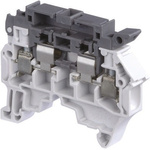 Entrelec SNK Series Grey Fused DIN Rail Terminal, 1.5mm², Screw Termination, Fused