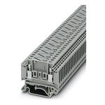 Phoenix Contact MTKD-CU/CUNI EX Series Grey Non-Fused Terminal Block, Single-Level, Screw Termination