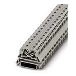 Phoenix Contact MSDBV 2.5-NS 35 OG Series Orange Feed Through Terminal Block, Single-Level, Spring Clamp Termination