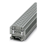 Phoenix Contact MTKD-E-CU/A-CU EX Series Grey Feed Through Terminal Block, Single-Level, Screw Termination